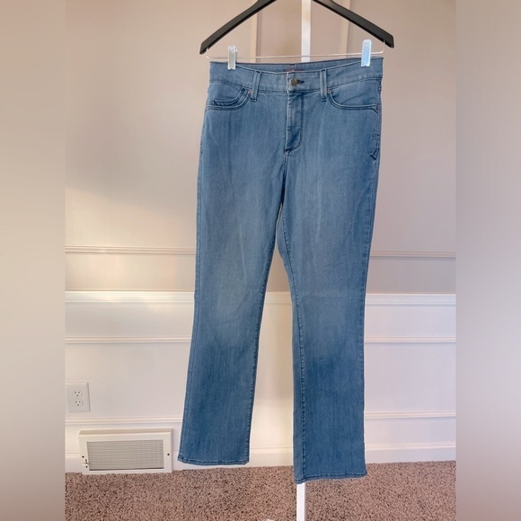 NYDJ Jeans Mini Bootcut stretch not distressed Not Your Daughter's Jeans denim 8 - Picture 1 of 9